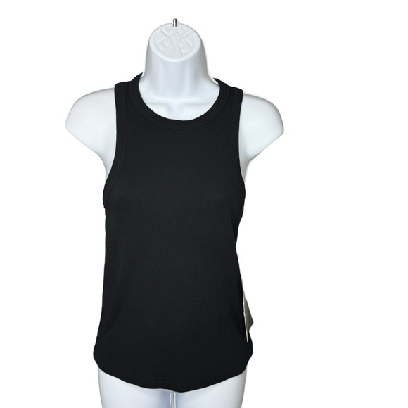 Tuckernuck | NEW Black Foley Rib Crewneck Racerback Tank - Picture 5 of 13